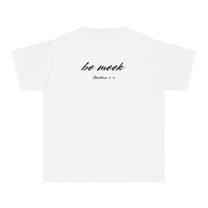 Be Meek Matthew 5:5 Boys T-Shirt