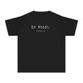 Be Meek Matthew 5:5 Girls Black T-Shirt