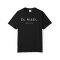 Be Meek Matthew 5:5 Women's Black T-shirt