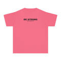 Be Strong Deuteronomy 31:6 Boys Breast Cancer Awareness T-Shirt