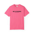 Be Strong Deuteronomy 31:6 Men's Breast Cancer Awareness T-shirt