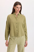 Wearables Becknir Basket Weave Button-Up