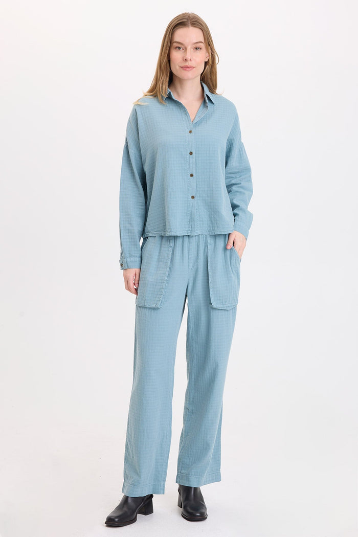 Wearables Becknir Basket Weave Button-Up