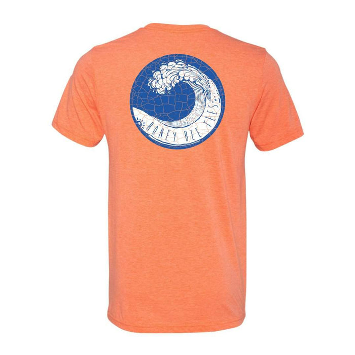 Big Wave Short Sleeve Tee-Honey Bee Tees-Comfort Colors