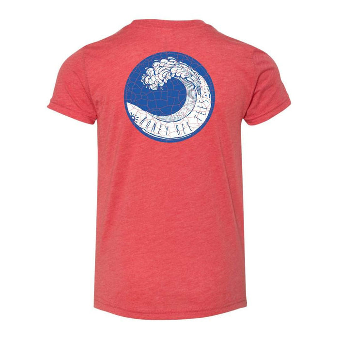 Big Wave Short Sleeve Tee-Honey Bee Tees-Comfort Colors