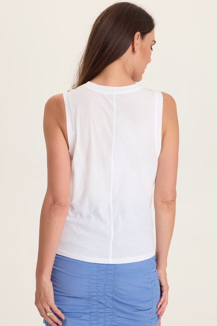 Wearables Bodie Raw Edge Jersey Tank