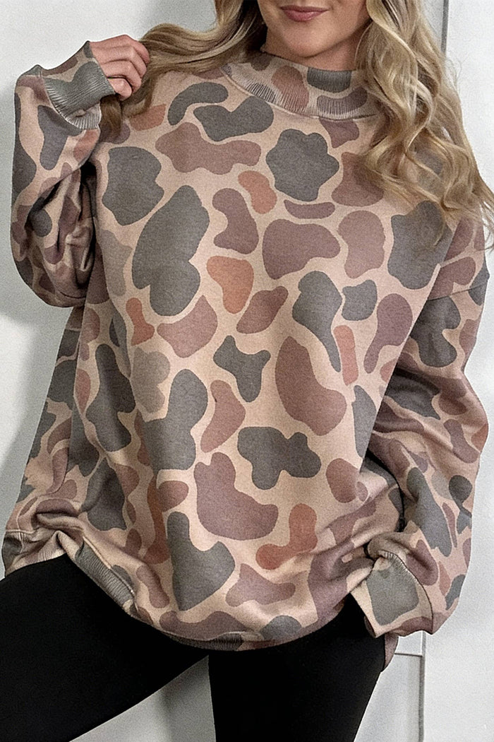 Camouflage Western Style Pullover