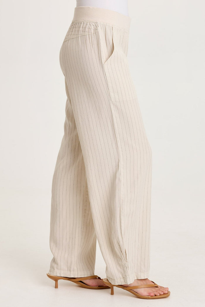 XCVI Carell Pinstripe Pleated Leg Pant