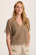 XCVI Centre Crochet Layert Top