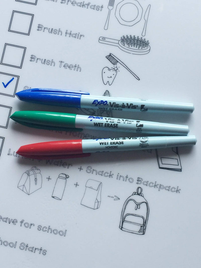 Chore Checklists-Honey Bee Tees-