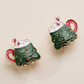 Christmas Tree Mug Stud Earrings: MT / ONE