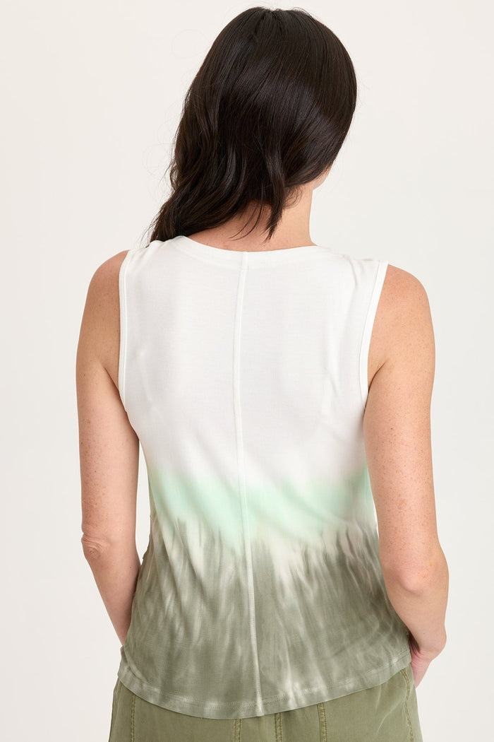 XCVI Clarice Jersey Corded V-Neck Tank