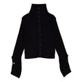 Clubhouse Black Button Down Cardigan