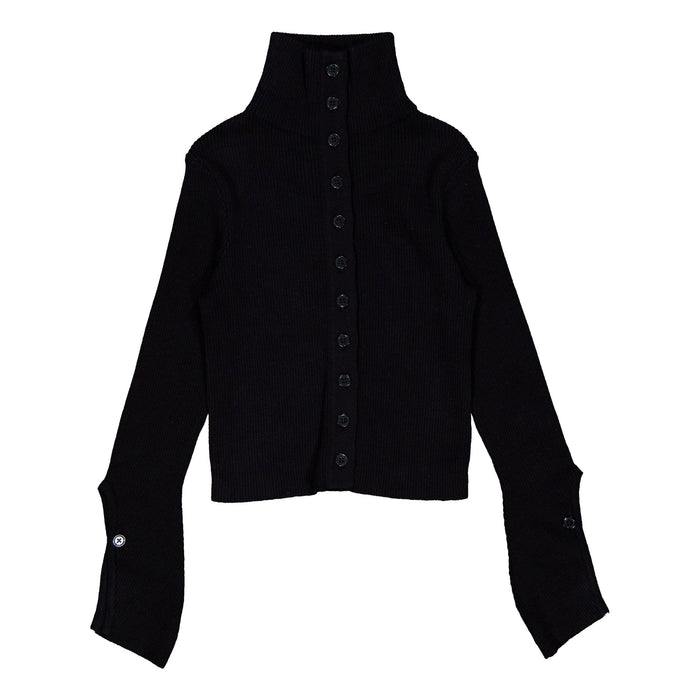 Clubhouse Black Button Down Cardigan