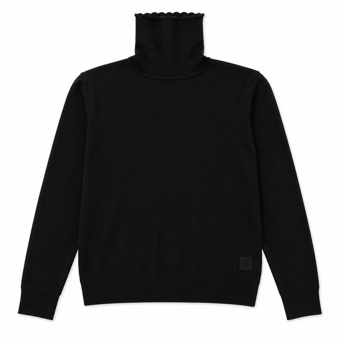 Clubhouse Black Knit Turtleneck