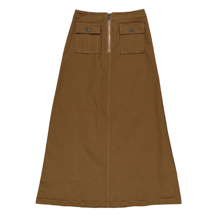 Clubhouse Brown Pocket Skirt