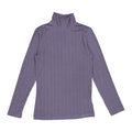Clubhouse Grey Turtleneck Striped Top