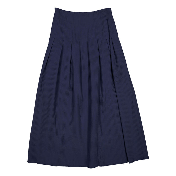 Clubhouse Navy Quilted Pleated Skirt