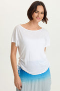 XCVI Cohn Jersey Boatneck Tee