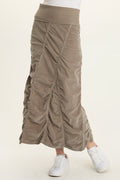 Wearables Cord Shirred Peasant Skirt