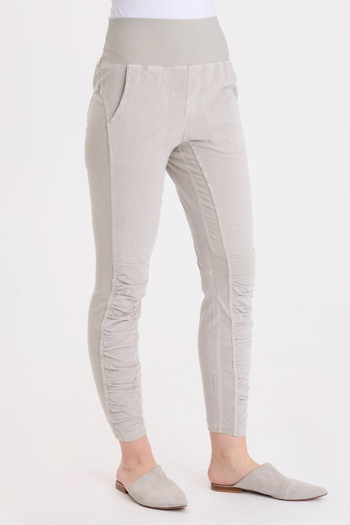 Wearables Corduroy Penny Ruched Legging