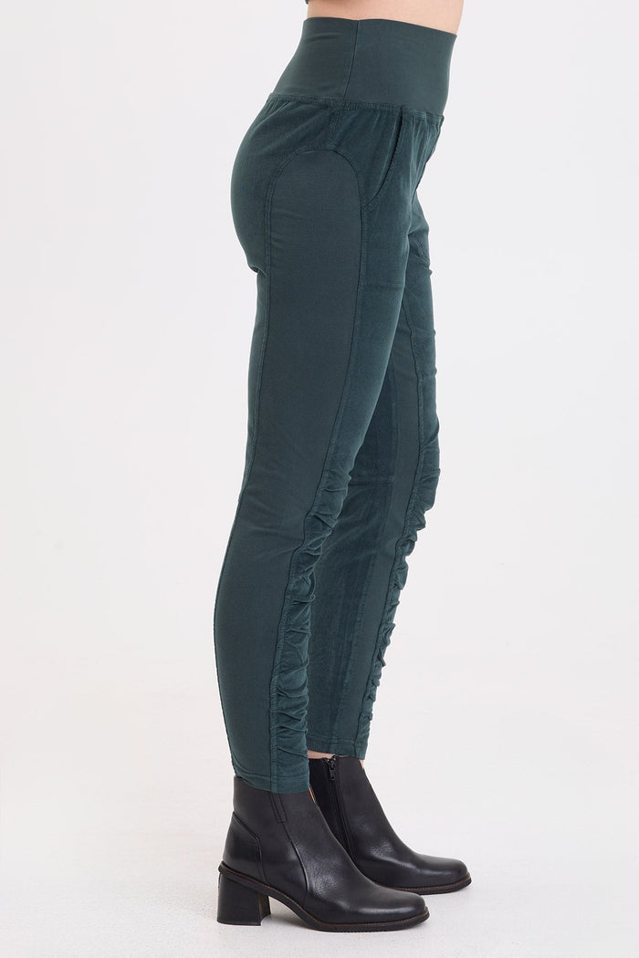 Wearables Corduroy Penny Ruched Legging