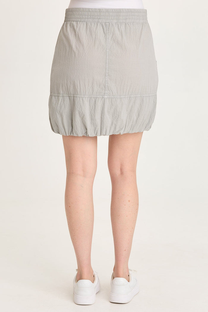 XCVI Corwyn Textured Zip-Front Mini Skirt