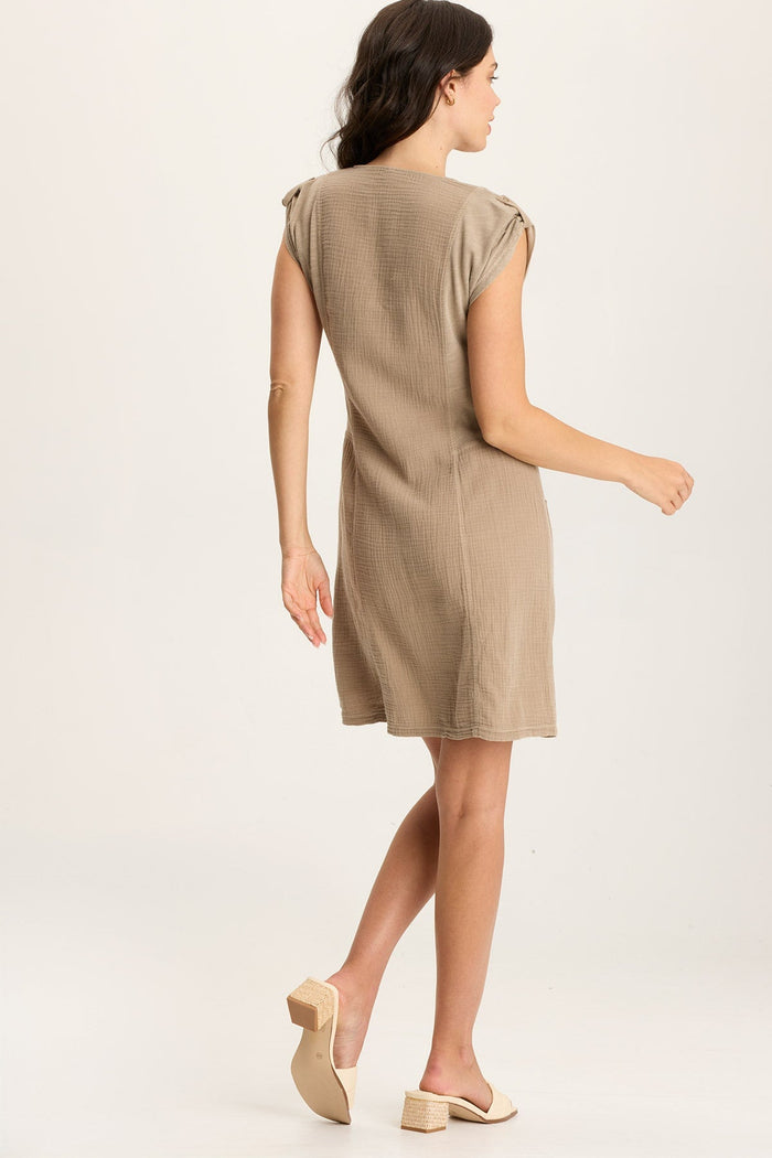 XCVI Crevin Lounge Plush Gauze Dress