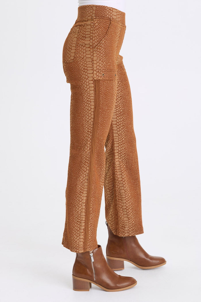XCVI Crispin Jacquard Flare Leg Pant