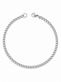 CURB CUBAN BRACELET (SILVER) 3MM