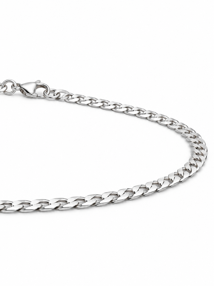 CURB CUBAN BRACELET (SILVER) 3MM