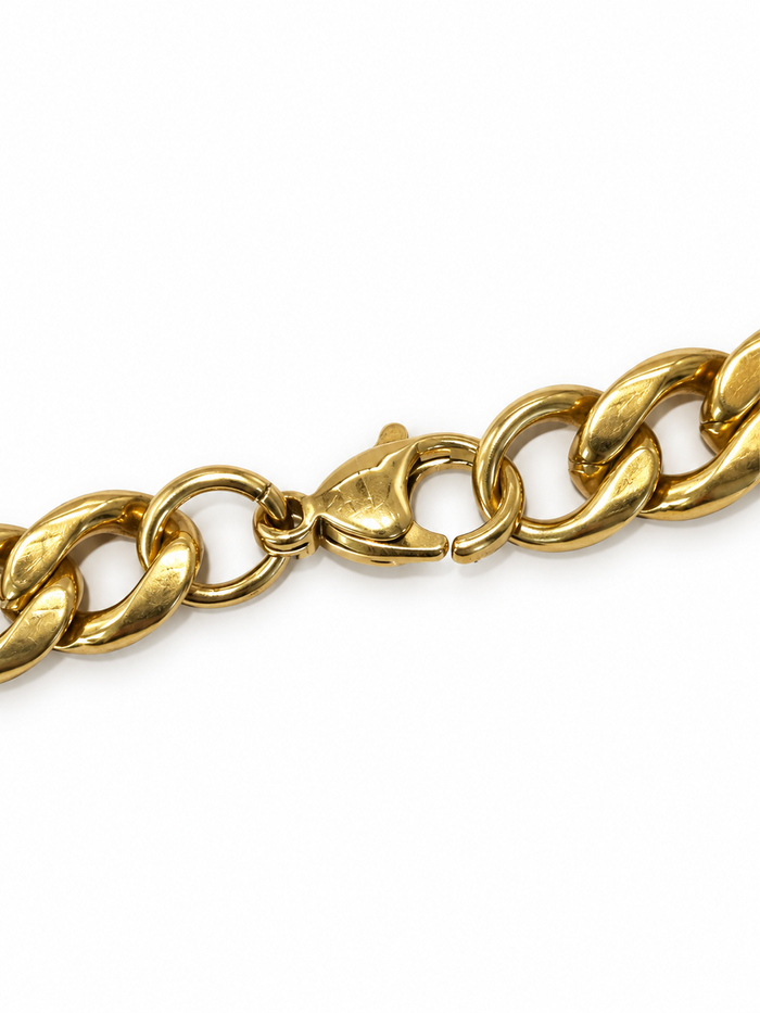 CURB CUBAN (GOLD) 8MM