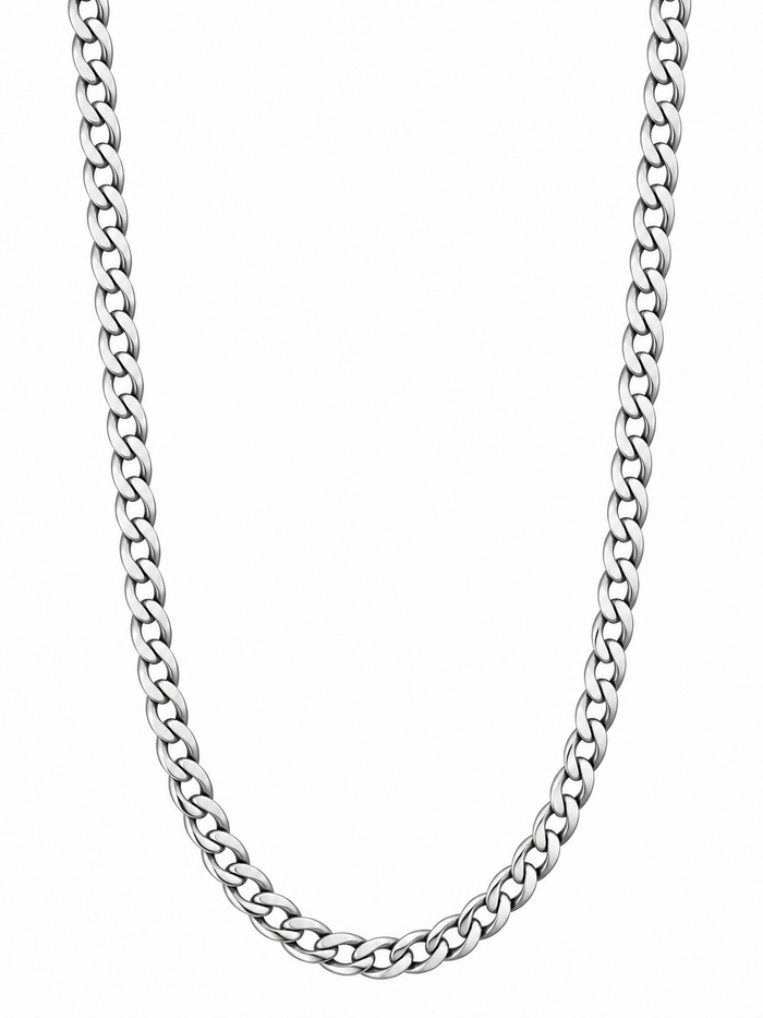 CURB CUBAN (SILVER) 3MM