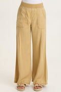 XCVI Dacia Twill Pleated Wide Leg Pant