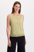 Wearables Dalil Twill/Jersey Tank