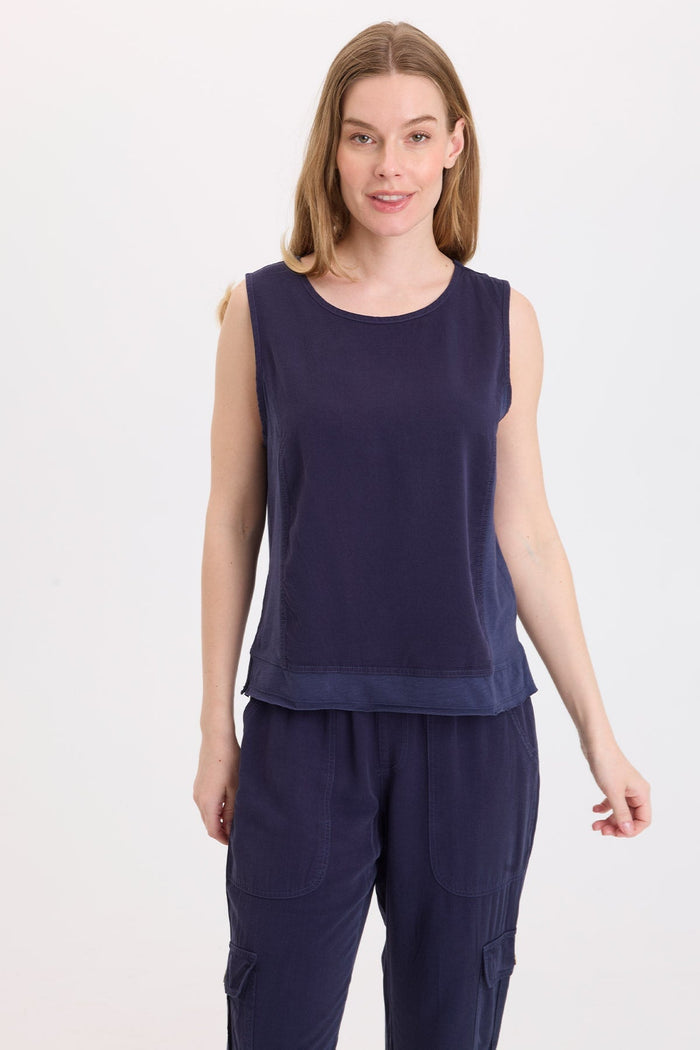 Wearables Dalil Twill/Jersey Tank
