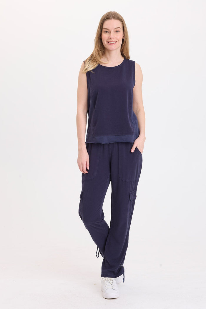 Wearables Dalil Twill/Jersey Tank
