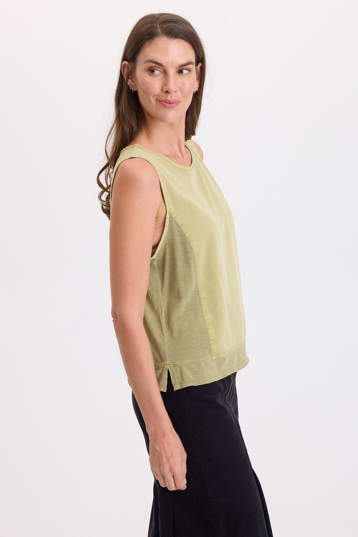 Wearables Dalil Twill/Jersey Tank