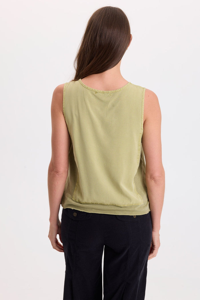 Wearables Dalil Twill/Jersey Tank