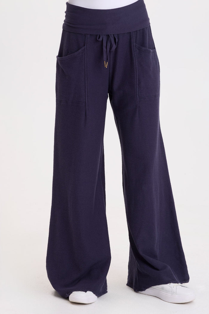 Wearables Darby Crepe-Knit Wide Leg Pant