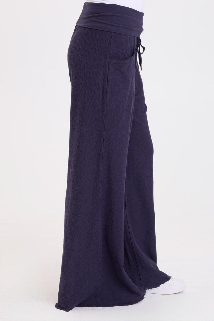 Wearables Darby Crepe-Knit Wide Leg Pant