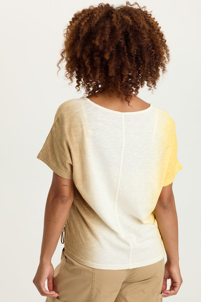 XCVI Dashell Twill Corded V-Neck Top