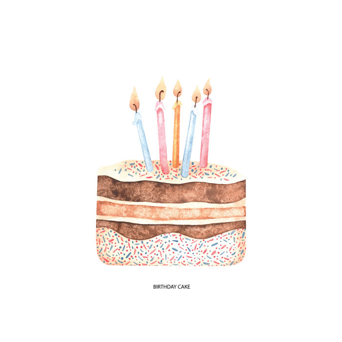 Design Your Own Plate - Birthday Cake