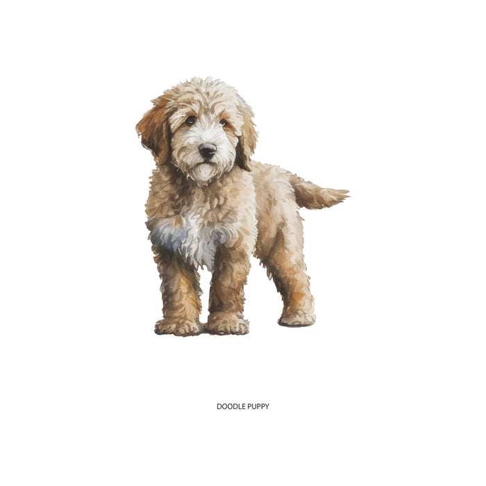 Design Your Own Plate - Doodle Puppy