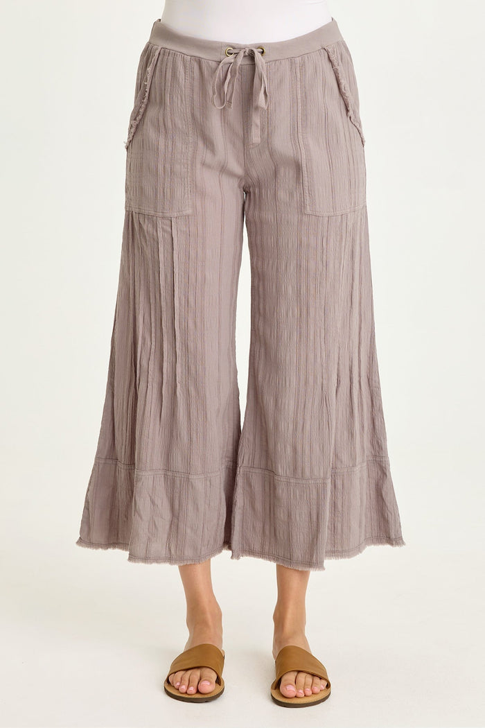 Wearables Doyen Textured Gauze Crop