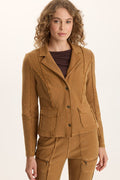 XCVI Dunne Twill Knit Stretch Blazer