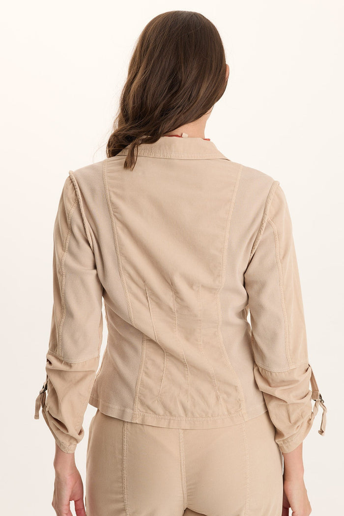 XCVI Eino Corduroy Fitted Blazer Jacket