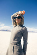 Elements Grey Knit Hoodie