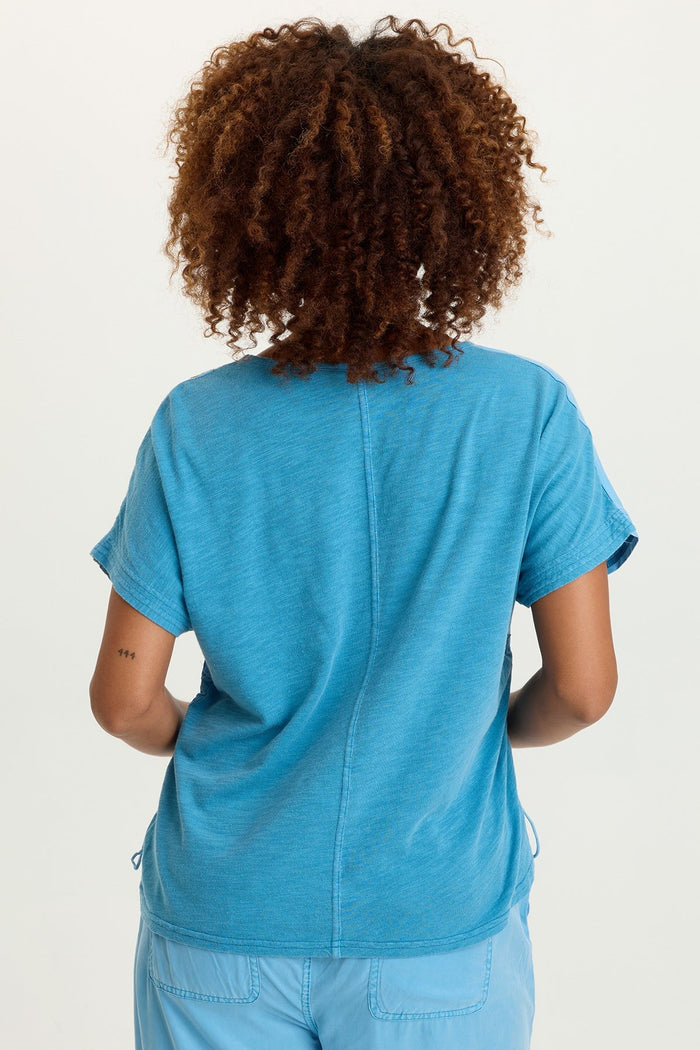 XCVI Embroidered Dashell Twill Top