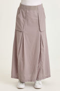 Wearables Emerie Linen Inverted Box Pleat Skirt